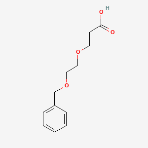 Chemical structure of Benzyl-PEG2-acid