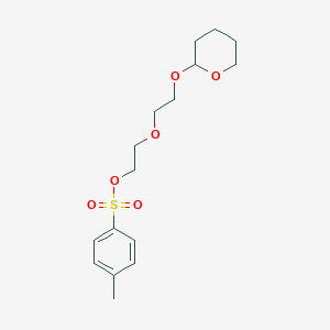 Chemical structure of Tos-PEG2-THP