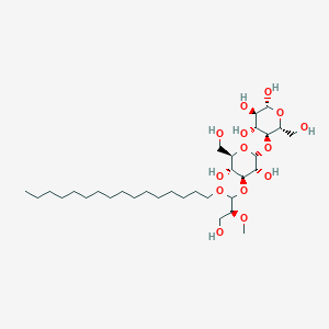 Chemical structure of Bis-PEG10-t-butyl ester