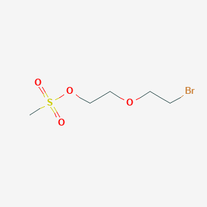 Chemical structure of Bromo-PEG2-MS
