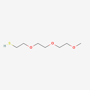 Chemical structure of m-PEG3-SH