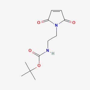 Chemical structure of Mal-NH-Boc