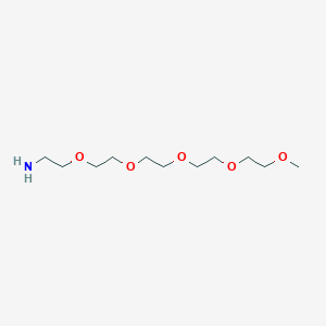 Chemical structure of m-PEG5-NH2