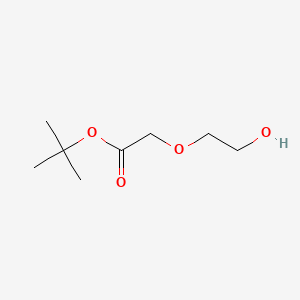 Chemical structure of Hydroxy-PEG1-CH2-Boc