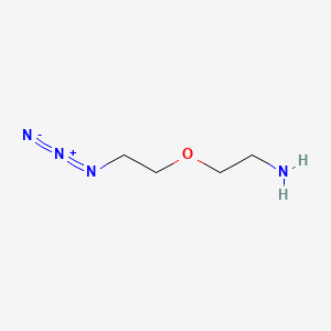 Chemical structure of Azido-PEG1-amine