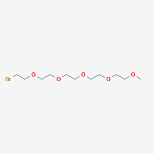Chemical structure of m-PEG5-Br