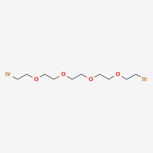 Chemical structure of Bromo-PEG4-bromide