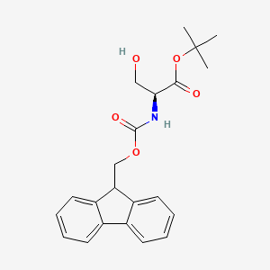 Chemical structure of Fmoc-Ser-OtBu