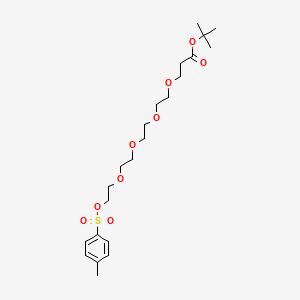 Chemical structure of Tos-PEG5-Boc
