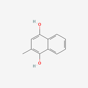 Chemical structure of Menadiol