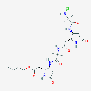 Chemical structure of Tetrazine-PEG6-amine hydrochloride