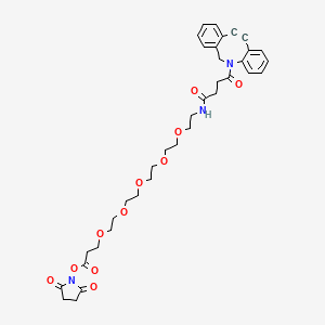 Chemical structure of DBCO-PEG5-NHS ester