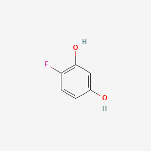 Chemical structure of 4-Fluororesorcinol