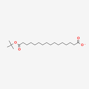 Chemical structure of Boc-C14-COOH