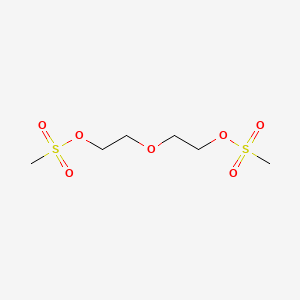 Chemical structure of Ms-PEG2-Ms