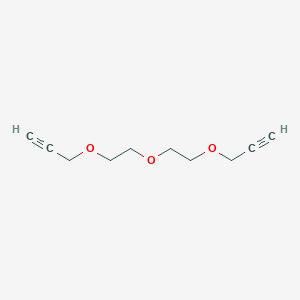 Chemical structure of Bis-propargyl-PEG2