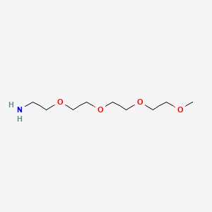 Chemical structure of m-PEG4-Amine