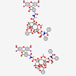 Chemical structure of Flutax-2 (5/6-mixture)