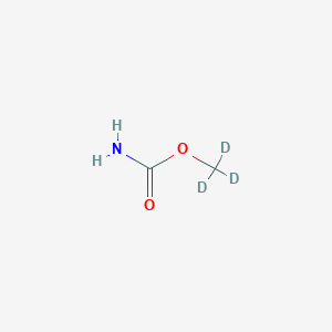 Chemical structure of Methyl carbamate-d3