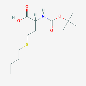 Chemical structure of Boc-DL-buthionine