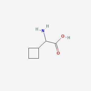 Chemical structure of α-Cyclobutylglycine