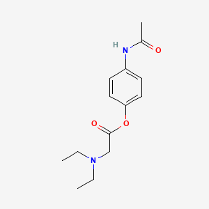 Chemical structure of Propacetamol