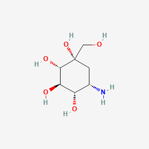 Chemical structure of Valiolamine