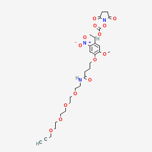 Chemical structure of PC Alkyne-PEG4-NHS ester