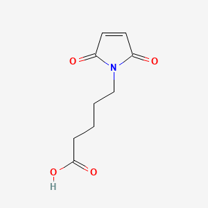 Chemical structure of 5-Maleimidovaleric acid
