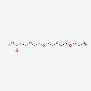 Chemical structure of Hydroxy-PEG4-methyl ester