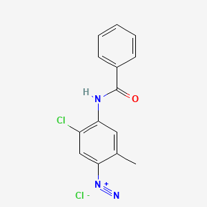 Chemical structure of Fast Red Violet LB
