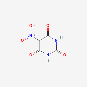 Chemical structure of 5-Nitrobarbituric acid