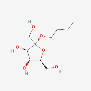 Chemical structure of Butyl fructofuranoside