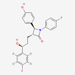 Chemical structure of Ezetimibe D4