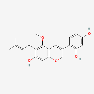 Chemical structure of Dehydroglyasperin C