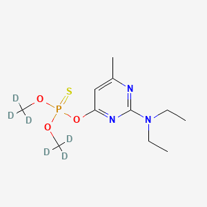 Chemical structure of Pirimiphos-methyl-d6
