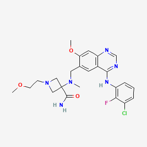Chemical structure of AFM-30a hydrochloride