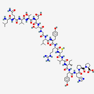 Chemical structure of LQVTDSGLYRCVIYHPP TFA
