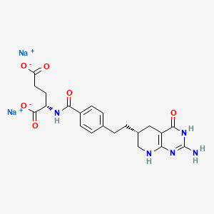 Chemical structure of Lometrexol Sodium