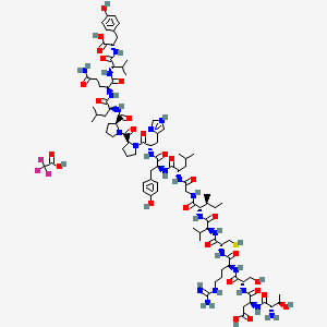 Chemical structure of TDSRCVIGLYHPPLQVY TFA