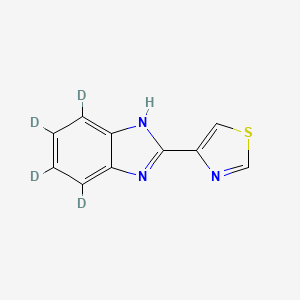 Chemical structure of Thiabendazole-d4