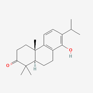 Chemical structure of Triptonoterpene