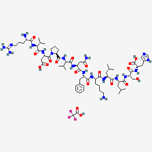 Chemical structure of RVD-Hpα TFA