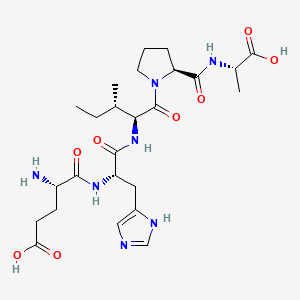 Chemical structure of Fibrinogen-Binding Peptide