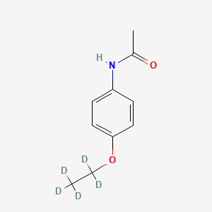 Chemical structure of Phenacetin-d5