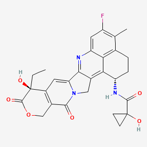 Chemical structure of Exatecan-amide-cyclopropanol