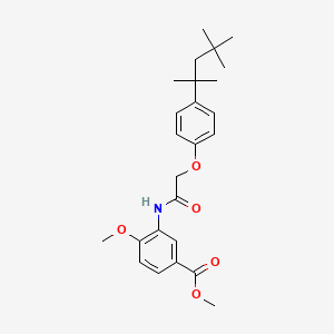 Chemical structure of MDH1-IN-2