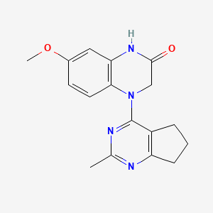 Chemical structure of SB-216