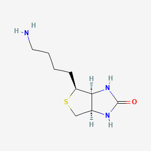 Chemical structure of Norbiotinamine