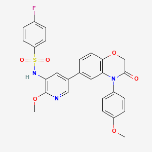 Chemical structure of PI3K/mTOR Inhibitor-4